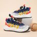 Kids' shoes double mesh spring and autumn boys basketball shoes rotating button sports shoes wear resistant running shoes_vogvips.com