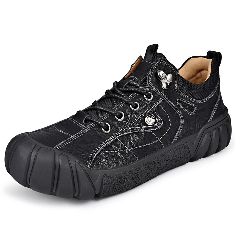 Men's Work Shoes Outdoor Casual Soft-Soled Toe-Protective Non-Slip Wear-Resistant Sports Hiking Shoes_vogvips.com