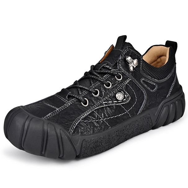 Men's Work Shoes Outdoor Casual Soft-Soled Toe-Protective Non-Slip Wear-Resistant Sports Hiking Shoes_vogvips.com
