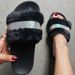Women’s Shoes Large Size Furry Slippers Flat Bottom Shoes Rhinestone Furry Slippers_vogvips.com