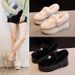 Women's Shoes High Heeled Shoes With Plush Cotton Snow Boots For Women, Outdoor Shoes, High Heeled Shoes, Sheep Shearling Insoles_vogvips.com