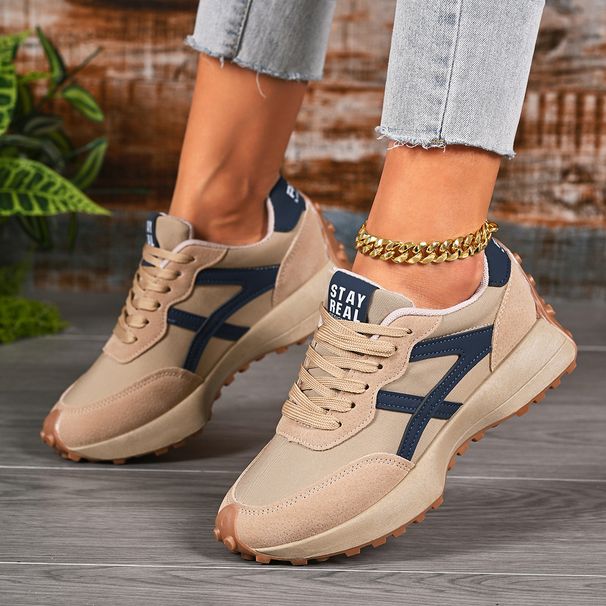 Forrest Gump Sneakers Women's Spring And Autumn New Casual Thick Soled Small Waist Waffle Dad Shoes_vogvips.com