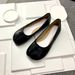 Mirror Toe Split Women's Flat Shoes - Genuine Leather Round Toe Slip-Ons For Casual & Dressy Outfits (Silver, Beige, Black)_vogvips.com