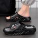 Summer Massage Slides Indoor Outdoor Sandals Beach Casual Shoes Comfortable Sole Men's Slippers Big Size 46 47_vogvips.com