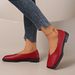 Soft-soled Women's Loafers 2026 Spring And Autumn New Style Low-heeled Large Size Casual Fashion Elegant Single Shoes_vogvips.com