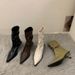 French Style Elegant High Heel Slim Short For Women 2025 Summer Brown Pointed Toe Ankle Spring And Autumn Single Boots_vogvips.com
