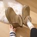 Versatile Western Style Snow Boots For Women New Winter Short Tube Fashion With Plush And Thick Outer Wear Trend,_vogvips.com