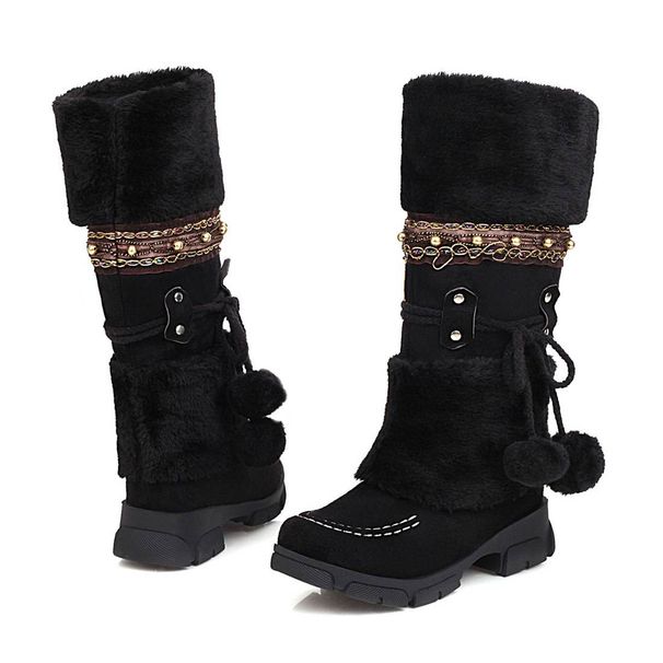 2025- Women's Boots For Autumn And Winter, Deep Boots, Warm Fleece Boots, Snow Boots 2025_vogvips.com