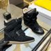 Women's Ankle Boots Color Block High Top Flat Ankle Boots For Women With Hidden Heel Lift Velcro Closure Multi-color Casual Shoes_vogvips.com