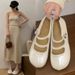 French-style Retro Shallow Mary Jane Women, 2026 Summer Soft-soled To Pair With Skirts, Comfortable Flat Shoes For Women_vogvips.com