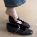 Sheepskin Version Single Shoes Women's Flat Leather Shoes Shallow Mouth Ballet Shoes Square Head Retro Mary Jane Shoes_vogvips.com