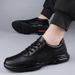 Casual Leather Shoes Men's Round Head Shallow Mouth Men's Soft Sole Round Head Sports Casual Shoes_vogvips.com