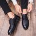 2024 Summer Business Black Casual Fashion Formal Korean Style Breathable Trendy Leather Men's Shoes_vogvips.com