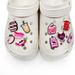 New Fun Cartoon Shoe Floral Accessories Bookish Smut Personality DIY Soft Rubber Shoe Buckle Decorative Buckle_vogvips.com