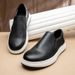 Euro Step Genuine Men's Sneakers New Slip-On Breathable Casual Leather Loafers Soft Sole Driving Shoes_vogvips.com