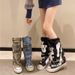 Casual High-Top Canvas Shoes Women's 2025 Fall/Winter New Stylish Versatile_vogvips.com
