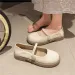 Summer Ladies Female Footwear Womens Dress On Heels Grandma Mary Janes Shallow Mouth Shoes O 240826_vogvips.com