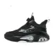 Mens Grey Purple Air Cushion Basketball Shoes Breathable Mesh For Sports Training Daily Wear_vogvips.com