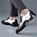 Euro Step Beijiang Wolf Spring Shoes New Brogue Carved Large Size Color Block Trendy Versatile Youth Men's Business Fashion_vogvips.com