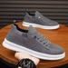 Men's Shoes Summer Breathable Mesh Slip On Sneakers Trendy All Match Non Slip Casual Deodorant Mesh Shoes Men_vogvips.com