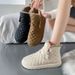 Women's Winter Fleece-Lined Loafers 2025 New Anti-Slip Thick-Soled Snow Short Boots Warm Cotton Shoes RM882_vogvips.com