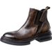 European Warm Series Genuine Short High-top British Style First Layer Cowhide Men's Martin Boots Thick-soled Height-increasing_vogvips.com