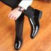Suitable For All Seasons 2024 Spring And Autumn Patent Formal Three-Section For Men Versatile Professional Business Men's Wedding Slip-On Leather_vogvips.com