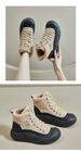 2025 New Korean-style Ins Thick-soled Height-increasing Women's Shoes With Added Fleece For Winter_vogvips.com