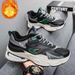Winter New Velvet Sports Men's Versatile Soled Thick Warm Cotton Dad Trendy Shoes_vogvips.com