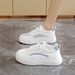Thick Bottom Mesh Breathable Women's Board, 2025 Spring New Korean Students Single Shoes, Casual Sneakers_vogvips.com