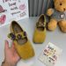 French Matte Mary Jane Women's Singles For Spring And Summer 2025, Square Toe Magic Sticker Rhinestone Fashionable_vogvips.com