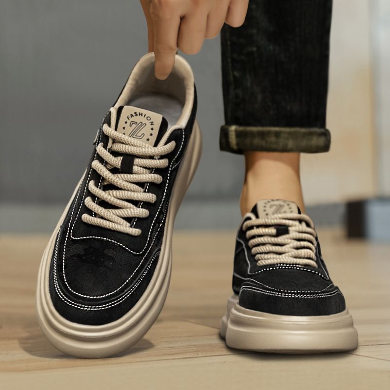 European Warm Series Spring 2025 New And Winter Autumn Leather Shoes Men's Casual Workwear Low-top Martin Boots_vogvips.com