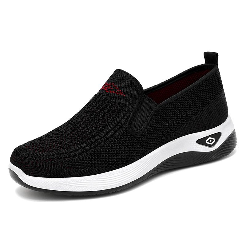 Women's Large Size Women's Shoes Soft-soled Feet Casual Shoes Middle-aged And Elderly Mother Shoes Flat Shoes_vogvips.com
