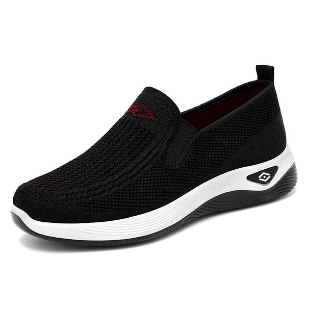 Women's Large Size Women's Shoes Soft-soled Feet Casual Shoes Middle-aged And Elderly Mother Shoes Flat Shoes_vogvips.com