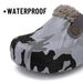 Shevalues Fuzzy Men Clogs Slippers Winter Fur Men Slippers Waterproof Garden Shoes Men Warm House Shoes Anti-slip Fur Slippers_vogvips.com