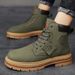 European Warm Series Men's Chunky Martin Autumn Winter High Top Work Boots British Style Height Increasing Shoes_vogvips.com