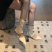 Hot Girl! Super Popular Breathable Cool 2025 New Style Pointed Toe Low Heel Short Thin Elastic Slim Boots For Summer_vogvips.com