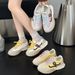 2025 Spring Bestseller: Lace-Up Comfortable German Army Trainers, Thick-Soled Color-Blocked Sports Casual Shoes, Women's_vogvips.com