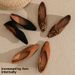 Pointed Toe Leopard Print Hidden Heel For Women, Autumn Winter Suede French Commuter Two-Way Flat Single Shoes, Loafers,_vogvips.com