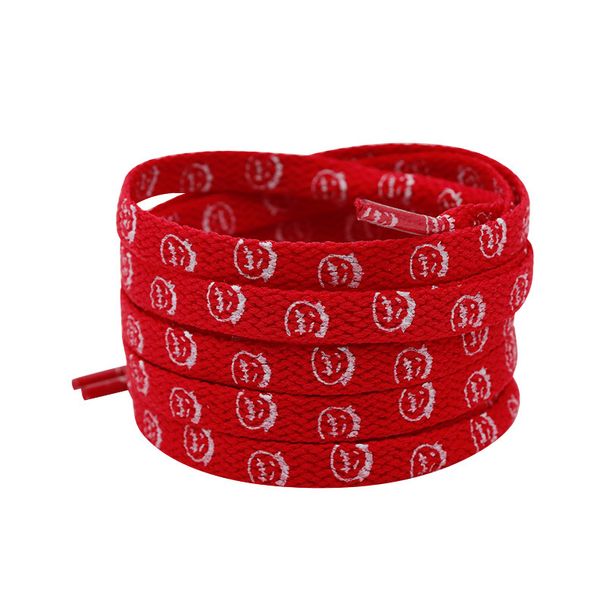 Shoelaces Two Color Polyester Flat 8mm Old Man Printing Pattern Printing Cartoon Children's Shoelaces_vogvips.com