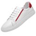 Men's Round Head Two-layer Cowhide Casual Men's Board Shoes Front Lace-up Flat Heel Board Shoes Men's Shoes Rubber Non-slip Sole_vogvips.com