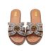 Women's Shoes Flat Rhinestone Open Toe Sandals, Square Toe Slippers, Suitable For Outdoor Use, Beach Travel, Vacation, Leisure, Breathable_vogvips.com