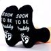 All-cotton mid-tube socks Sports casual socks Creative letter non-slip adhesive floor socks sole_vogvips.com