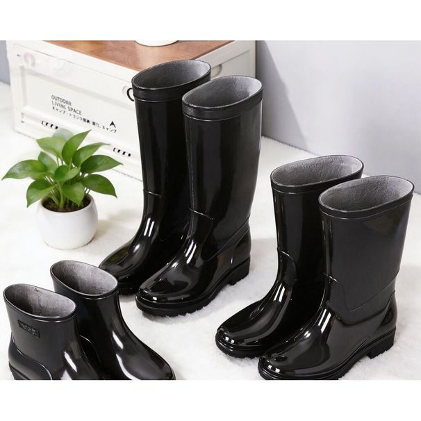 Men's Waterproof Non-Slip Safety High Tube Wear-Resistant Water Construction Site Rubber Shoes Kitchen Rain Boots_vogvips.com