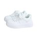 Huili WBN(JS)-2372 Women's Thick-Soled White Sneakers, 2025 Autumn New Model, Height-Increasing Versatile Loafers (Magic_vogvips.com