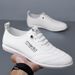 2025 Autumn New Business Casual Men's Leather Soft Sole Set, White Shoes, Le Fu Shoes_vogvips.com
