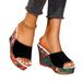Cross-border Plus-size Wedge Women, 2025 Summer New Style, European And American Floral Design, Comfortable For The_vogvips.com