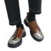 ShoeVault Men's Derby Leather Formal Business Thick Sole Height Increasing Groom Casual Suit Crocodile Pattern Wedding Shoes_vogvips.com