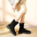 Cotton Shoes Women's New Winter Fur Integrated Snow Boots Women's Velvet Casual Martin Boots Short Boots Big Cotton Shoes Women_vogvips.com
