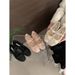 Flat French Pink Breathable Mary Jane Single Shoes Women's Shoes Retro Bow Evening Shoes_vogvips.com